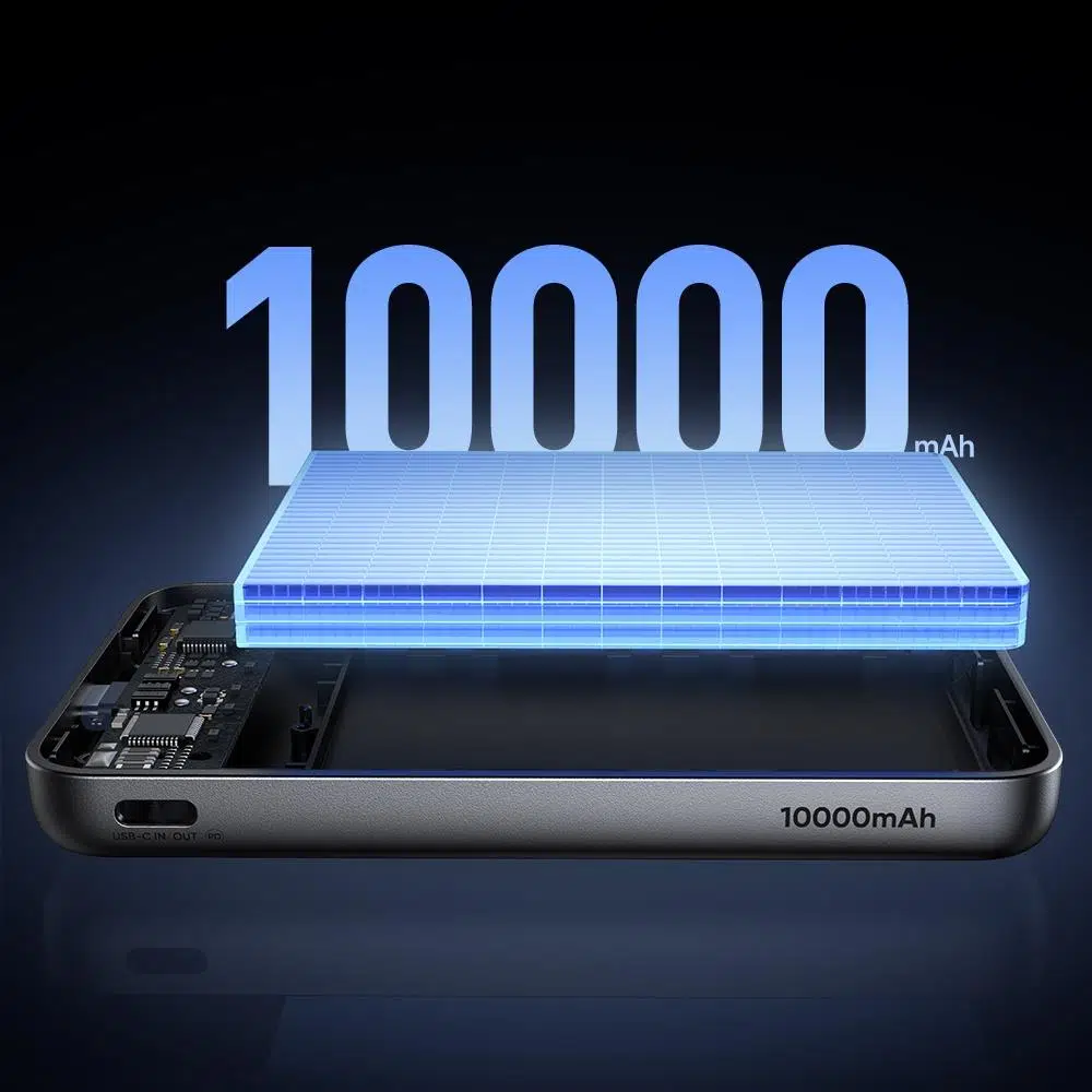 Mcdodo MagQ MagSafe Qi2 PowerBank Stand 10000mAh Black (MC‑6310) POWERBANK MAGSAFE Mcdodo Mcdodo MagQ MagSafe Qi2 PowerBank Stand 10000mAh Black (MC‑6310) - Image 4