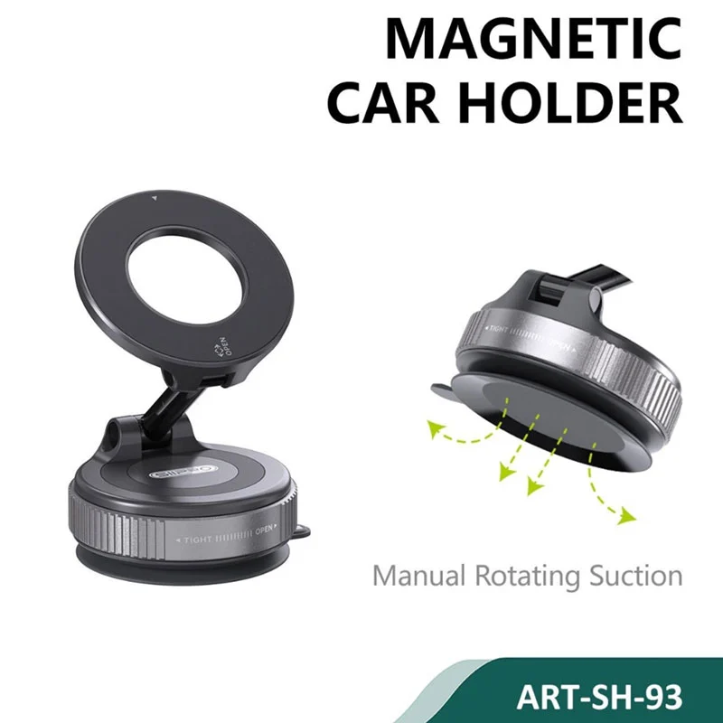 Siipro Vacuum MagSuction Car Phone Holder (SH-93) ΑΞΕΣΟΥΑΡ MAGSAFE SIIPRO Siipro Vacuum MagSuction Car Phone Holder (SH-93)