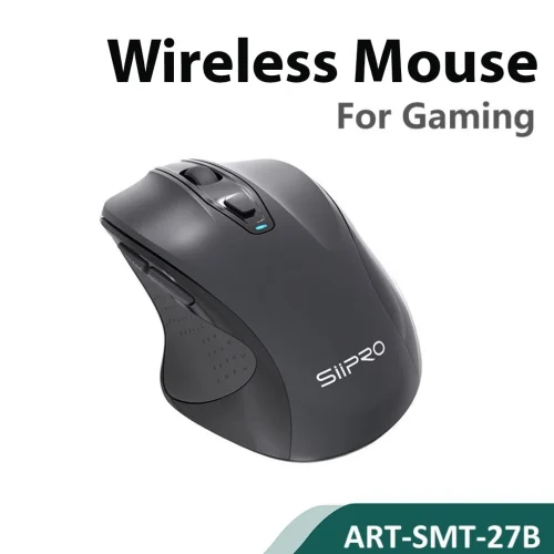 Siipro Wireless Gaming Mouse Operational Sensitivity Black (SMT-27B)