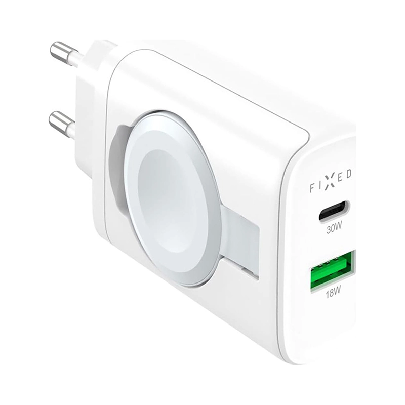 Fixed GaN MagFlip Charger 33W Apple Watch/USB‑C/USB‑A White APPLE WATCH Fixed Fixed GaN MagFlip Charger 33W Apple Watch/USB‑C/USB‑A White - Image 5
