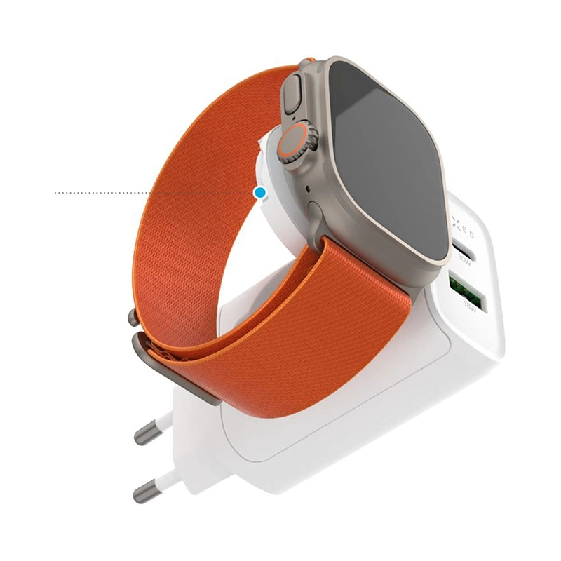 Fixed GaN MagFlip Charger 33W Apple Watch/USB‑C/USB‑A White APPLE WATCH Fixed Fixed GaN MagFlip Charger 33W Apple Watch/USB‑C/USB‑A White - Image 2