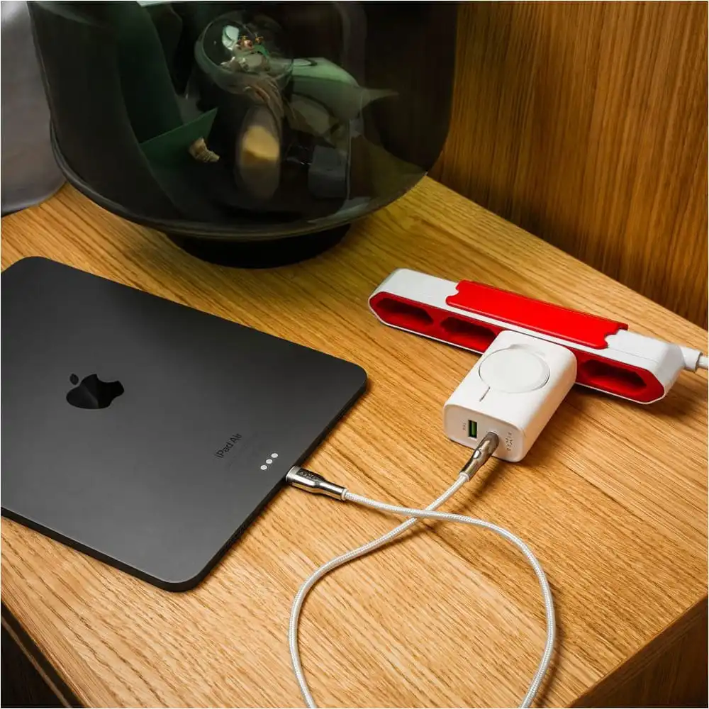 Fixed GaN MagFlip Charger 33W Apple Watch/USB‑C/USB‑A White APPLE WATCH Fixed Fixed GaN MagFlip Charger 33W Apple Watch/USB‑C/USB‑A White - Image 3