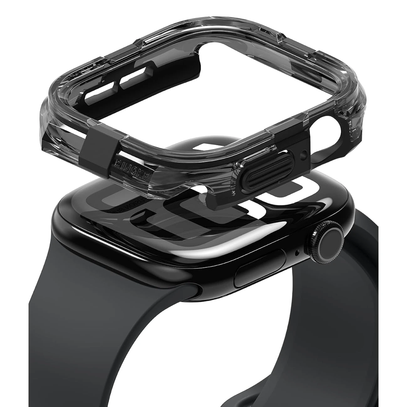 Θήκη Ringke Fusion Bumper Black Apple Watch 42mm Series 10/11 APPLE WATCH Ringke Θήκη Ringke Fusion Bumper Black Apple Watch 42mm Series 10/11