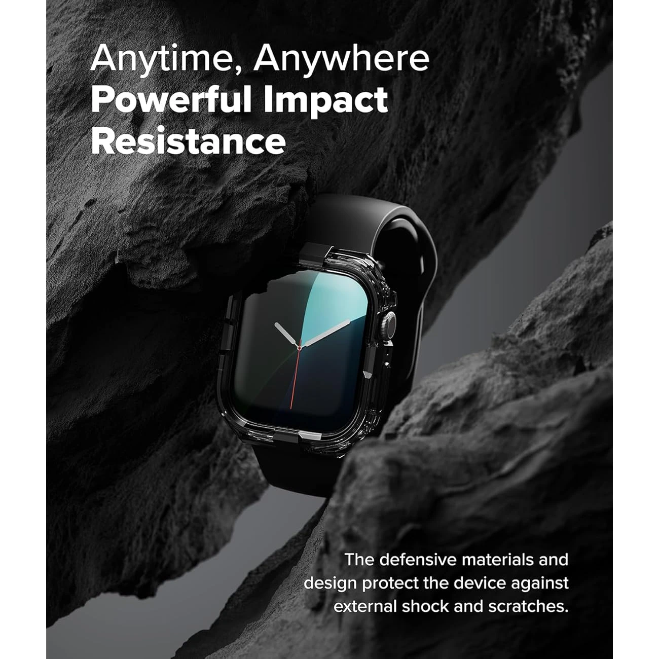 Θήκη Ringke Fusion Bumper Black Apple Watch 42mm Series 10/11 APPLE WATCH Ringke Θήκη Ringke Fusion Bumper Black Apple Watch 42mm Series 10/11 - Image 4
