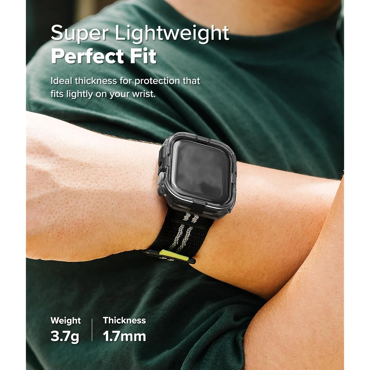 Θήκη Ringke Fusion Bumper Black Apple Watch 42mm Series 10/11 APPLE WATCH Ringke Θήκη Ringke Fusion Bumper Black Apple Watch 42mm Series 10/11 - Image 6