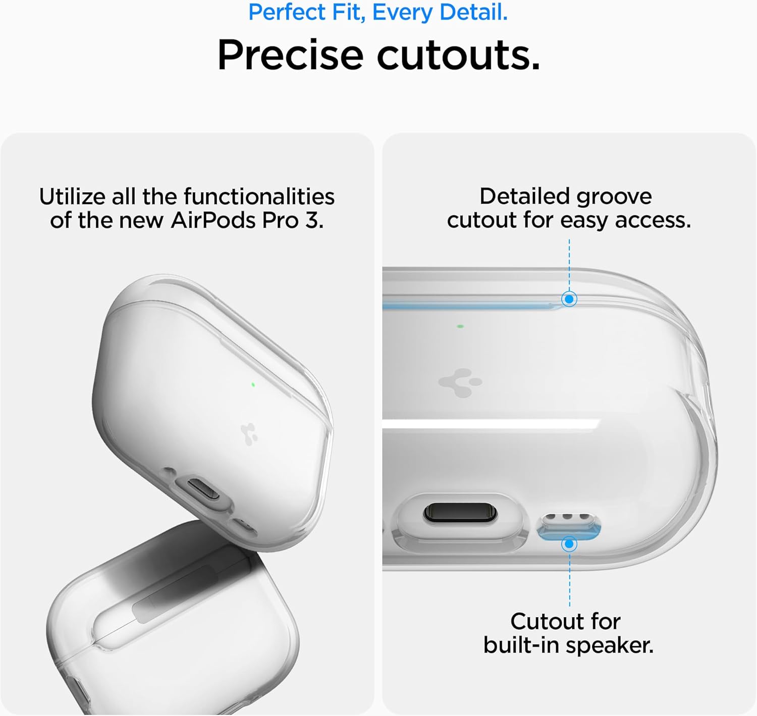 Θήκη Spigen Liquid Crystal Clear AirPods Pro 3 APPLE AIRPODS Spigen Θήκη Spigen Liquid Crystal Clear AirPods Pro 3 - Image 5