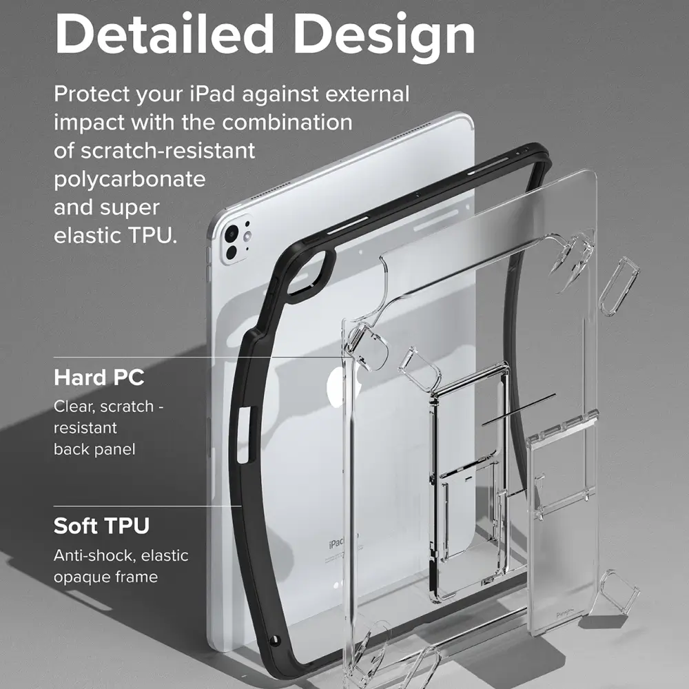 Θήκη Ringke Fusion Sketch Stand Smoke Black iPad Air 13 ΘΗΚΕΣ Ringke Θήκη Ringke Fusion Sketch Stand Smoke Black iPad Air 13 - Image 3
