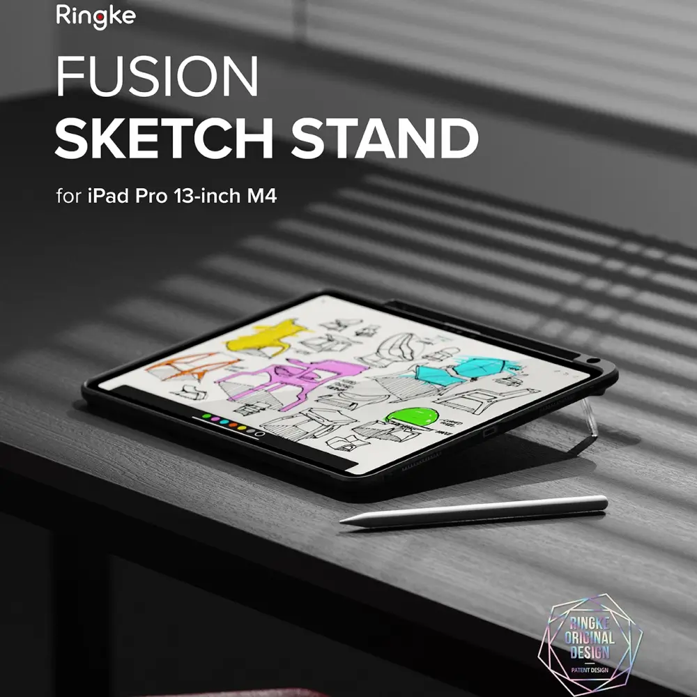 Θήκη Ringke Fusion Sketch Stand Smoke Black iPad Air 13 ΘΗΚΕΣ Ringke Θήκη Ringke Fusion Sketch Stand Smoke Black iPad Air 13 - Image 5