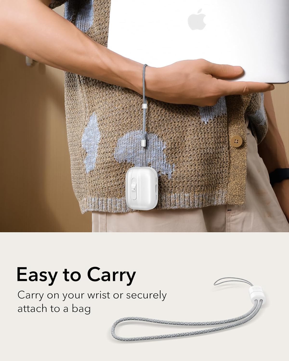 Θήκη ESR AirPods Pro 3 Pulse FlickLock White (MagSafe Compatible) APPLE AIRPODS ESR Θήκη ESR AirPods Pro 3 Pulse FlickLock White (MagSafe Compatible) - Image 3