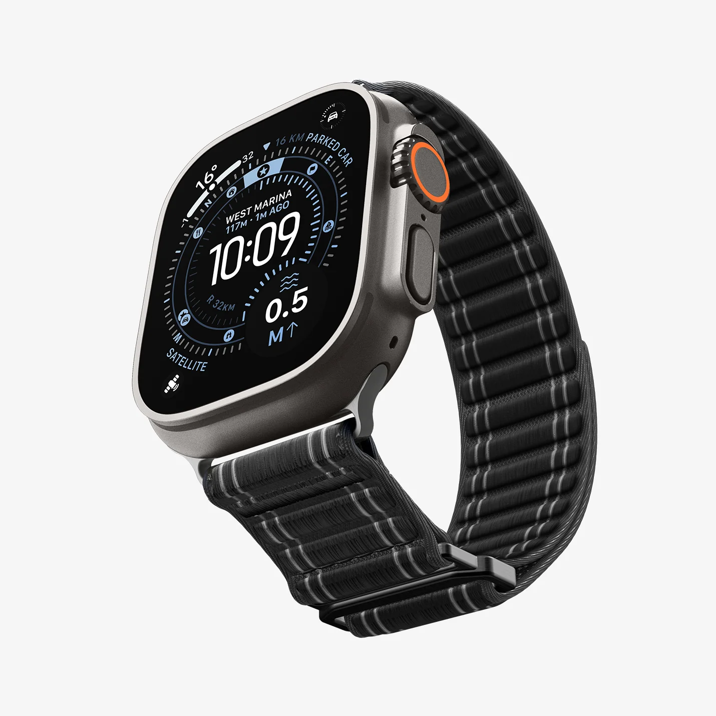 Λουράκι Spigen Fabric Black Apple Watch 44/45/46/49mm (WBF0) APPLE WATCH Spigen Λουράκι Spigen Fabric Black Apple Watch 44/45/46/49mm (WBF0) - Image 9