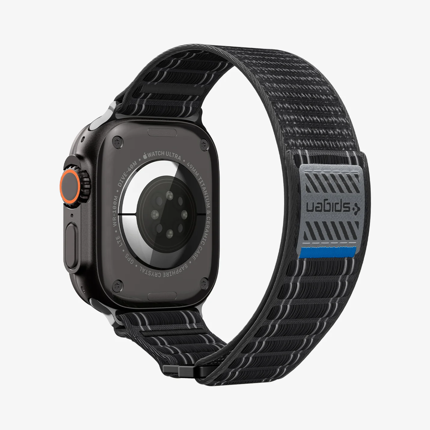 Λουράκι Spigen Fabric Black Apple Watch 44/45/46/49mm (WBF0) APPLE WATCH Spigen Λουράκι Spigen Fabric Black Apple Watch 44/45/46/49mm (WBF0) - Image 5