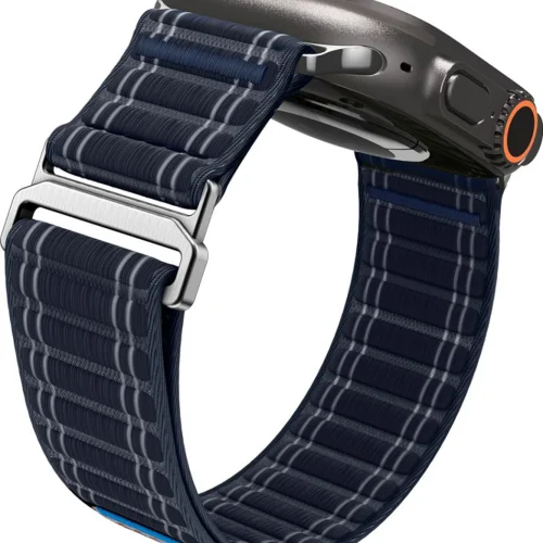 Alternative view of Λουράκι Spigen Fabric Navy Blue Apple Watch 44/45/46/49mm (WBF0)