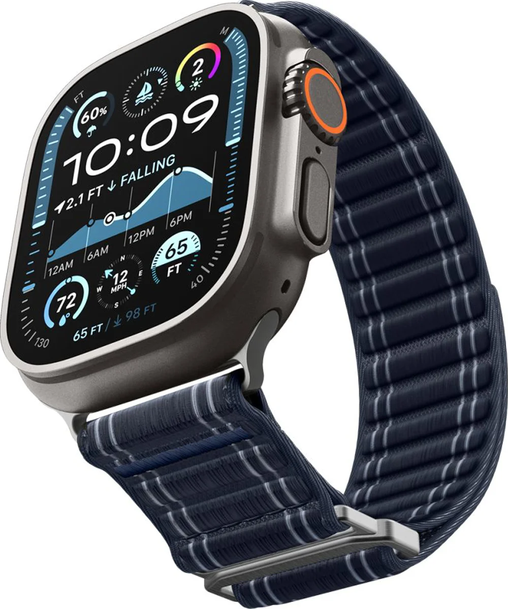 Λουράκι Spigen Fabric Navy Blue Apple Watch 44/45/46/49mm (WBF0) APPLE WATCH Spigen Λουράκι Spigen Fabric Navy Blue Apple Watch 44/45/46/49mm (WBF0) - Image 6