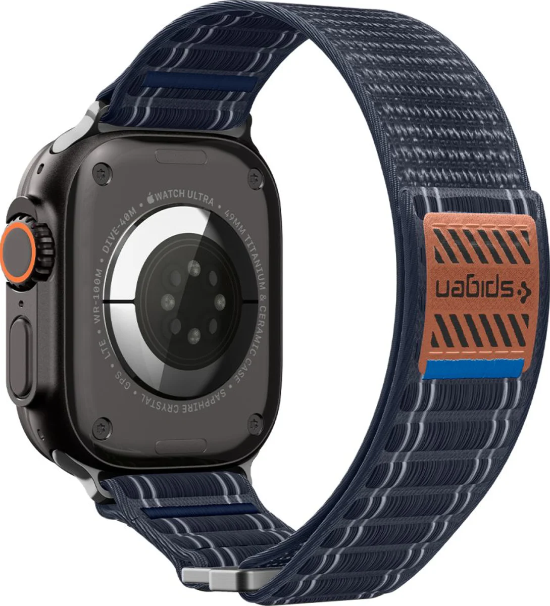 Λουράκι Spigen Fabric Navy Blue Apple Watch 44/45/46/49mm (WBF0) APPLE WATCH Spigen Λουράκι Spigen Fabric Navy Blue Apple Watch 44/45/46/49mm (WBF0) - Image 3