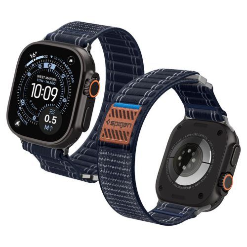 Λουράκι Spigen Fabric Navy Blue Apple Watch 44/45/46/49mm (WBF0) APPLE WATCH Spigen Λουράκι Spigen Fabric Navy Blue Apple Watch 44/45/46/49mm (WBF0)