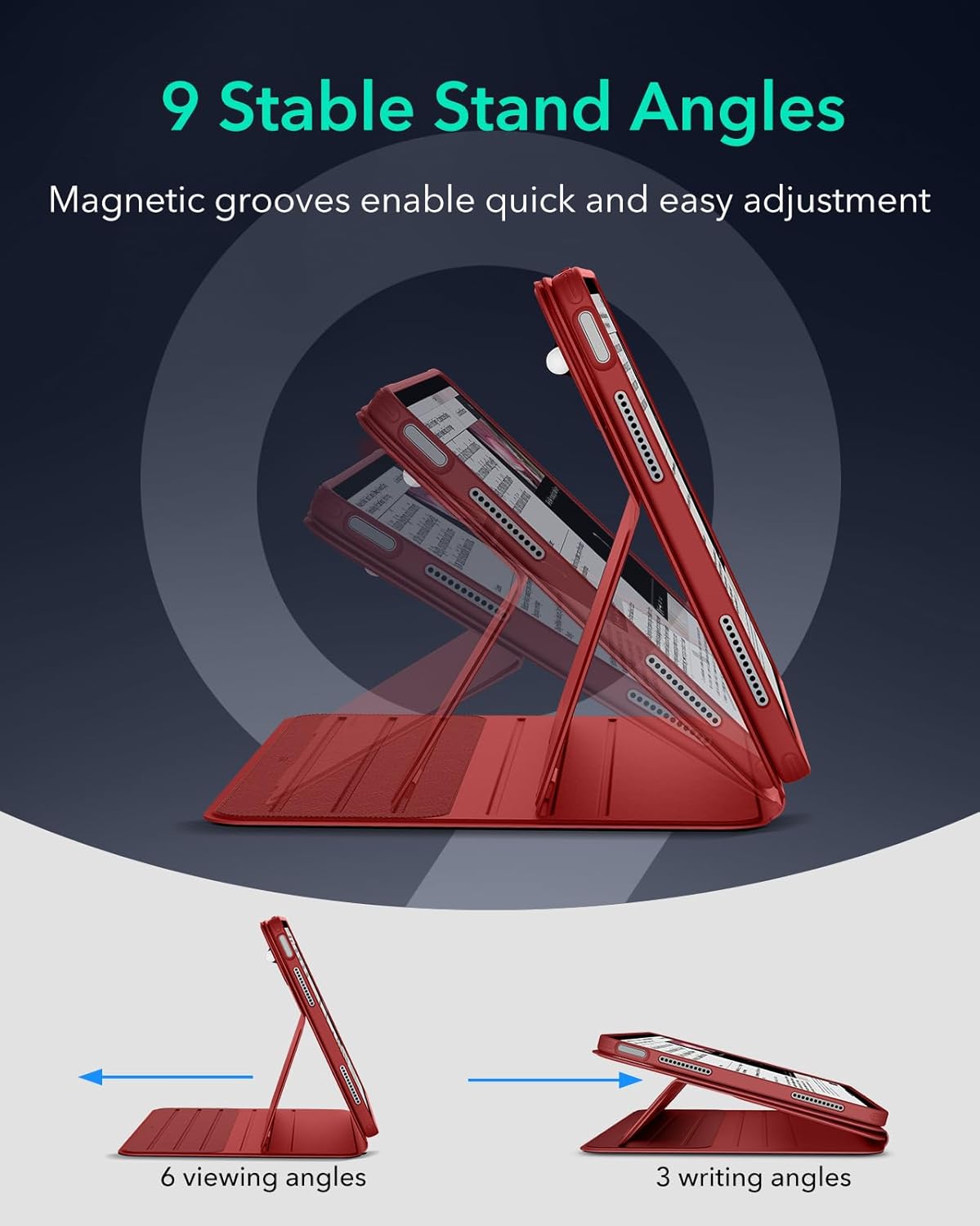 Θήκη ESR Shift Magnetic Red iPad Air 13 2024/2025 ΘΗΚΕΣ ESR Θήκη ESR Shift Magnetic Red iPad Air 13 2024/2025 - Image 5
