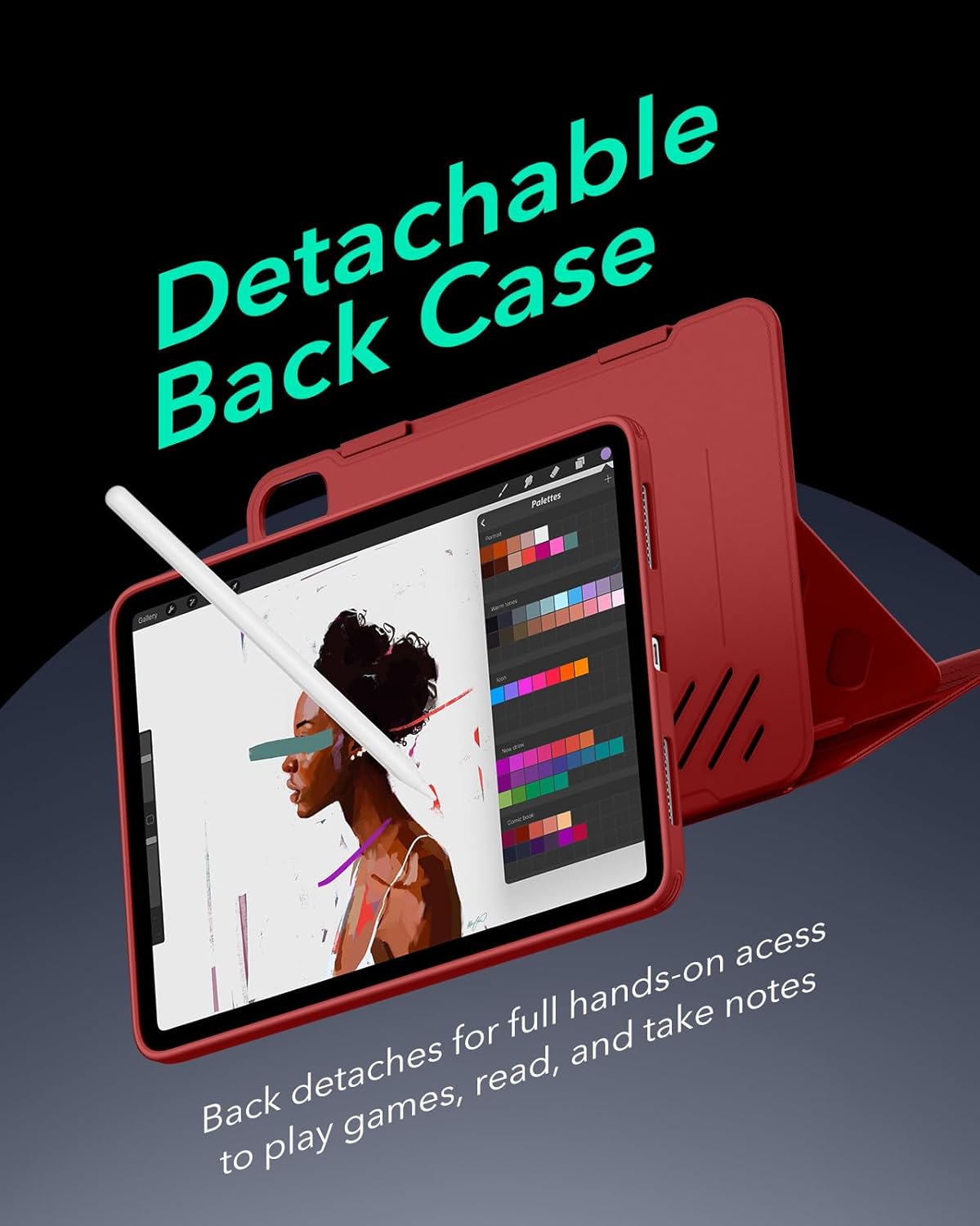 Θήκη ESR Shift Magnetic Red iPad Air 13 2024/2025 ΘΗΚΕΣ ESR Θήκη ESR Shift Magnetic Red iPad Air 13 2024/2025 - Image 4
