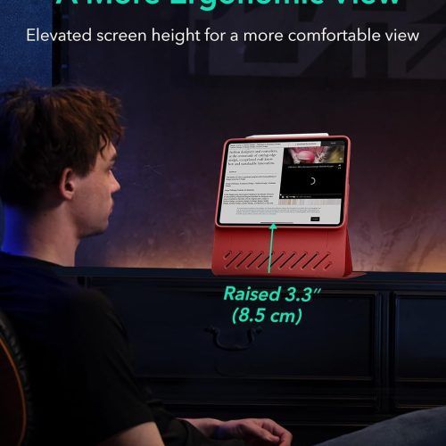 Alternative view of Θήκη ESR Shift Magnetic Red iPad Air 13 2024/2025