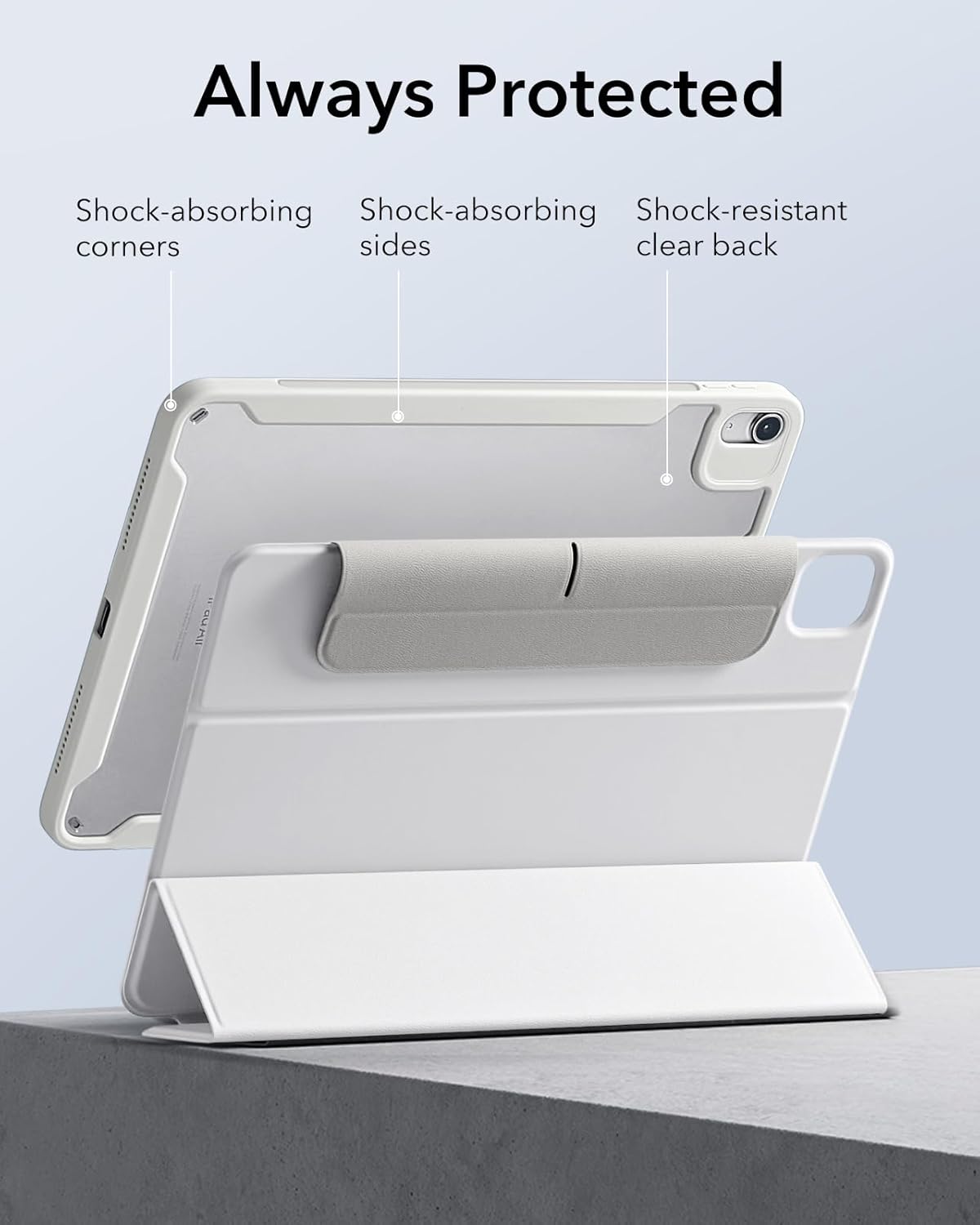 ESR Rebound Hybrid 360 Case White iPad Air 4/5/Air 11 ΘΗΚΕΣ ESR ESR Rebound Hybrid 360 Case White iPad Air 4/5/Air 11 - Image 6