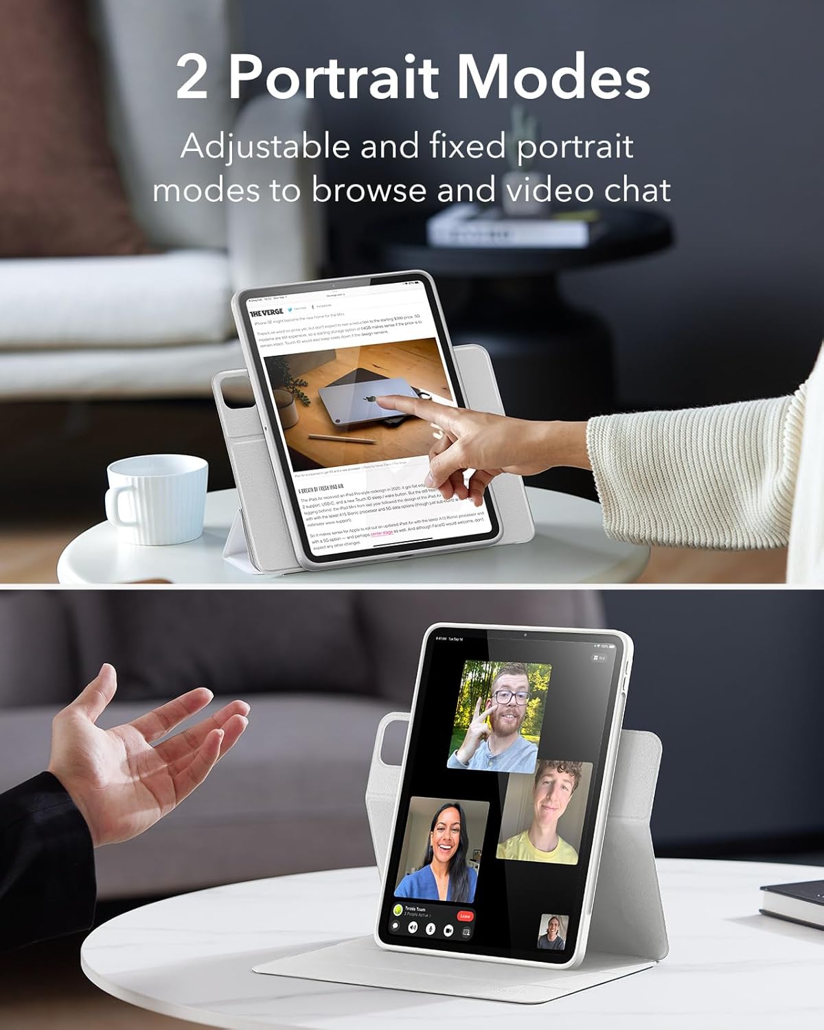 ESR Rebound Hybrid 360 Case White iPad Air 4/5/Air 11 ΘΗΚΕΣ ESR ESR Rebound Hybrid 360 Case White iPad Air 4/5/Air 11 - Image 5
