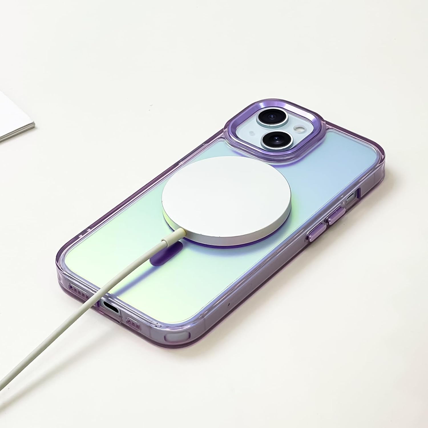 Θήκη Orso Laser Holographic Magsafe Purple iPhone 13/14 ΘΗΚΕΣ Orso Θήκη Orso Laser Holographic Magsafe Purple iPhone 13/14 - Image 3