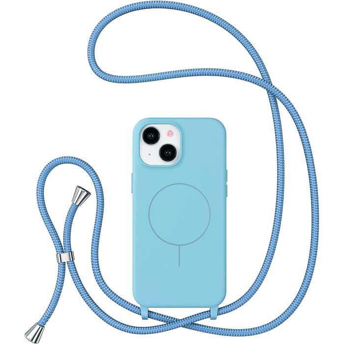 Θήκη Orso Soft TPU Κορδόνι Magsafe Alaskan Blue iPhone 15 ΘΗΚΕΣ Orso Θήκη Orso Soft TPU Κορδόνι Magsafe Alaskan Blue iPhone 15