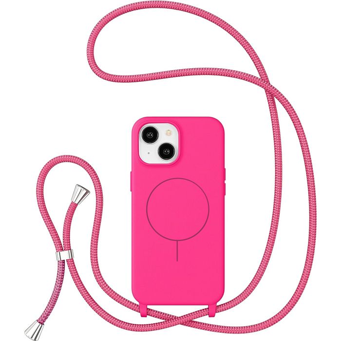 Θήκη Orso Soft TPU Κορδόνι Magsafe Hot Pink iPhone 15 ΘΗΚΕΣ Orso Θήκη Orso Soft TPU Κορδόνι Magsafe Hot Pink iPhone 15