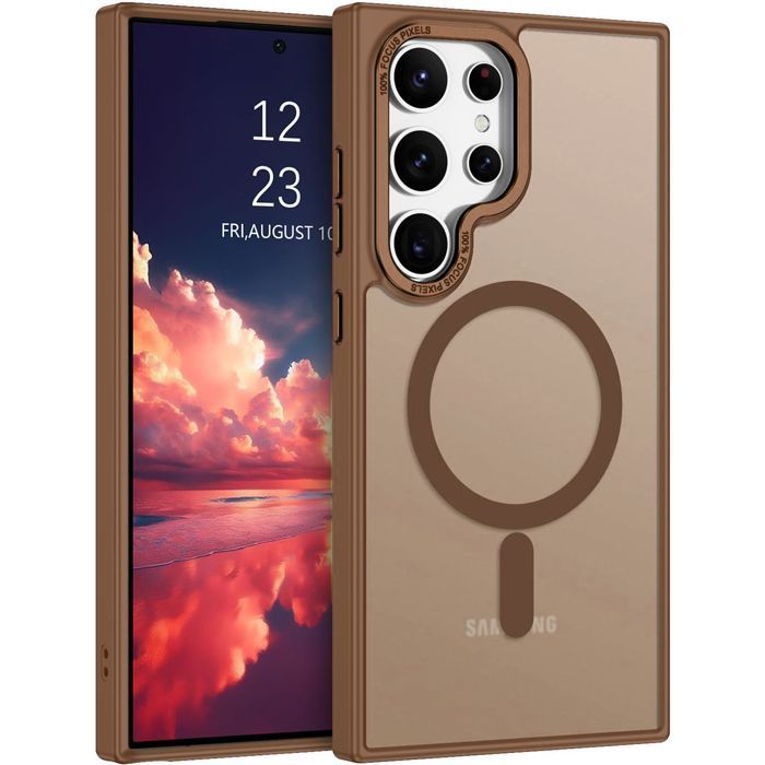 Θήκη Orso MagCase Focus Frosted Brown Samsung Galaxy S25 Ultra ΘΗΚΕΣ Orso Θήκη Orso MagCase Focus Frosted Brown Samsung Galaxy S25 Ultra