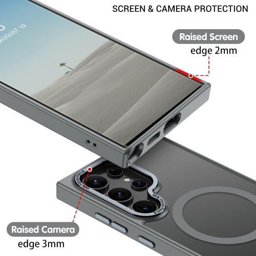 Alternative view of Θήκη Orso MagCase Focus Frosted Titanium Grey Samsung Galaxy S25 Ultra