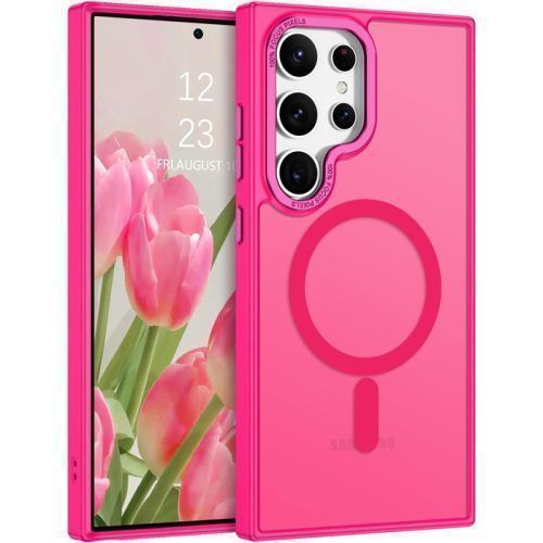 Θήκη Orso MagCase Focus Frosted Hot Pink Samsung Galaxy S25 Ultra ΘΗΚΕΣ Orso Θήκη Orso MagCase Focus Frosted Hot Pink Samsung Galaxy S25 Ultra