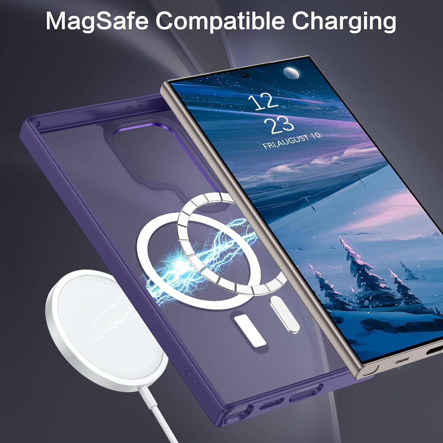 Θήκη Orso MagCase Focus Frosted Purple Samsung Galaxy S25 Ultra ΘΗΚΕΣ Orso Θήκη Orso MagCase Focus Frosted Purple Samsung Galaxy S25 Ultra - Image 4