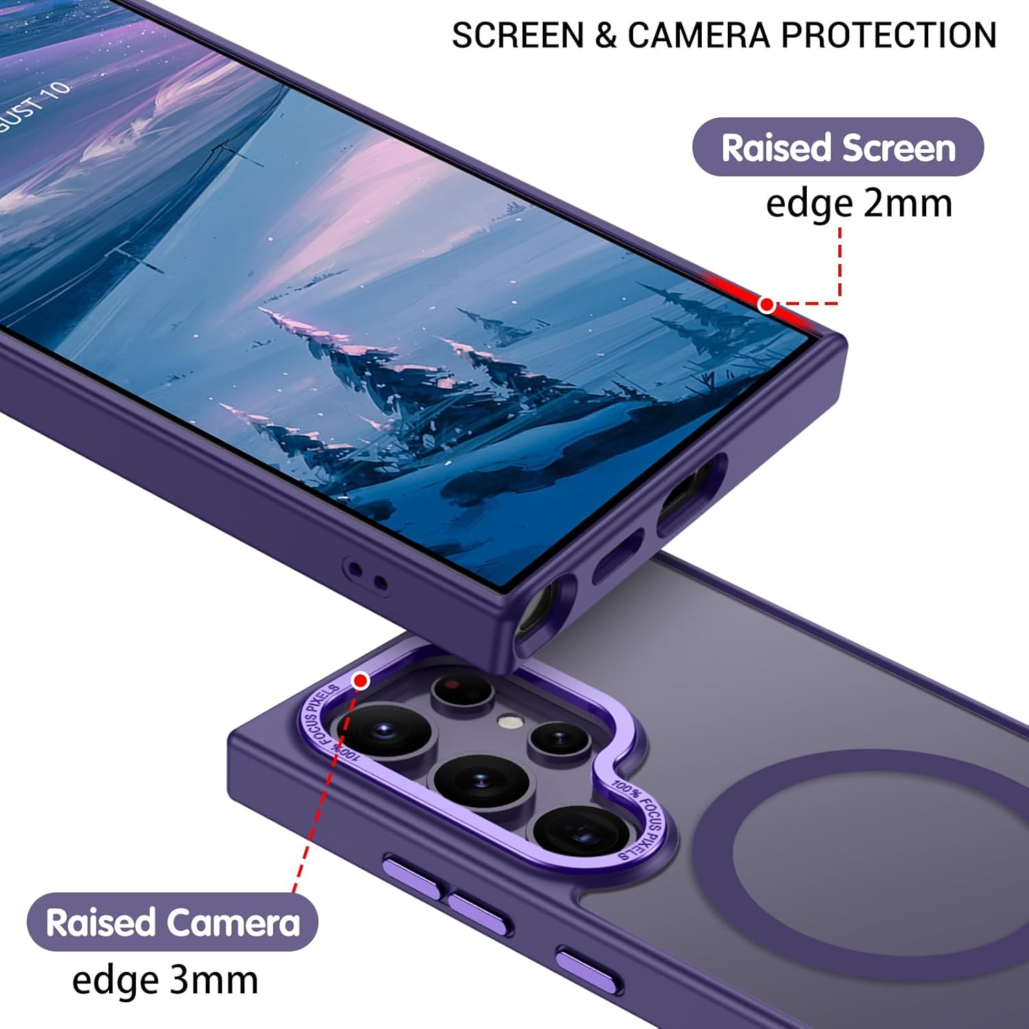 Θήκη Orso MagCase Focus Frosted Purple Samsung Galaxy S25 Ultra ΘΗΚΕΣ Orso Θήκη Orso MagCase Focus Frosted Purple Samsung Galaxy S25 Ultra - Image 5