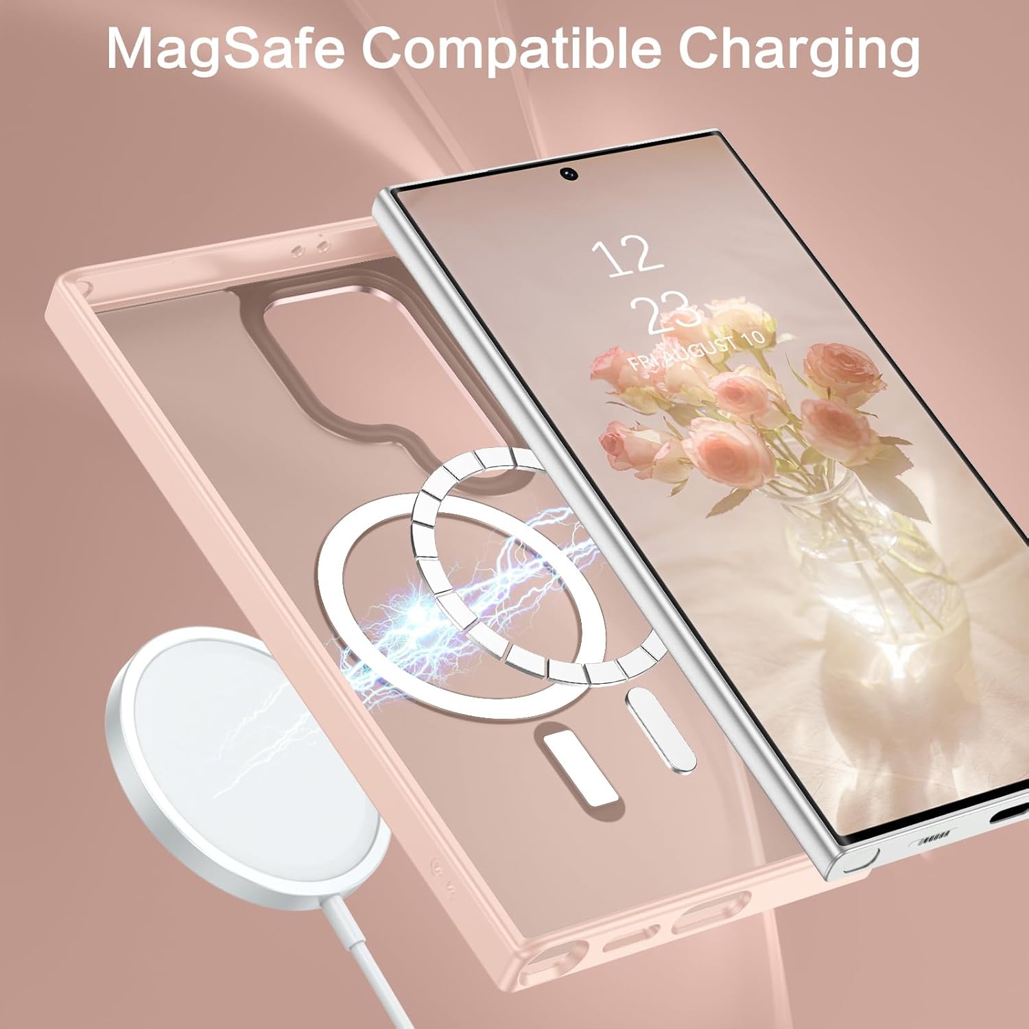 Θήκη Orso MagCase Focus Frosted Rose Samsung Galaxy S25 Ultra ΘΗΚΕΣ Orso Θήκη Orso MagCase Focus Frosted Rose Samsung Galaxy S25 Ultra - Image 2