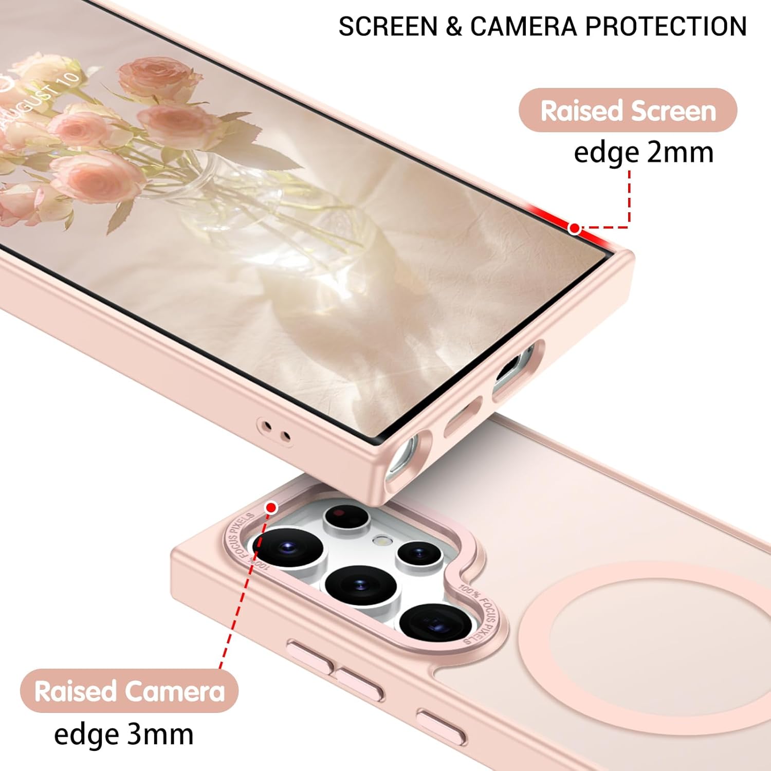 Θήκη Orso MagCase Focus Frosted Rose Samsung Galaxy S25 Ultra ΘΗΚΕΣ Orso Θήκη Orso MagCase Focus Frosted Rose Samsung Galaxy S25 Ultra - Image 5