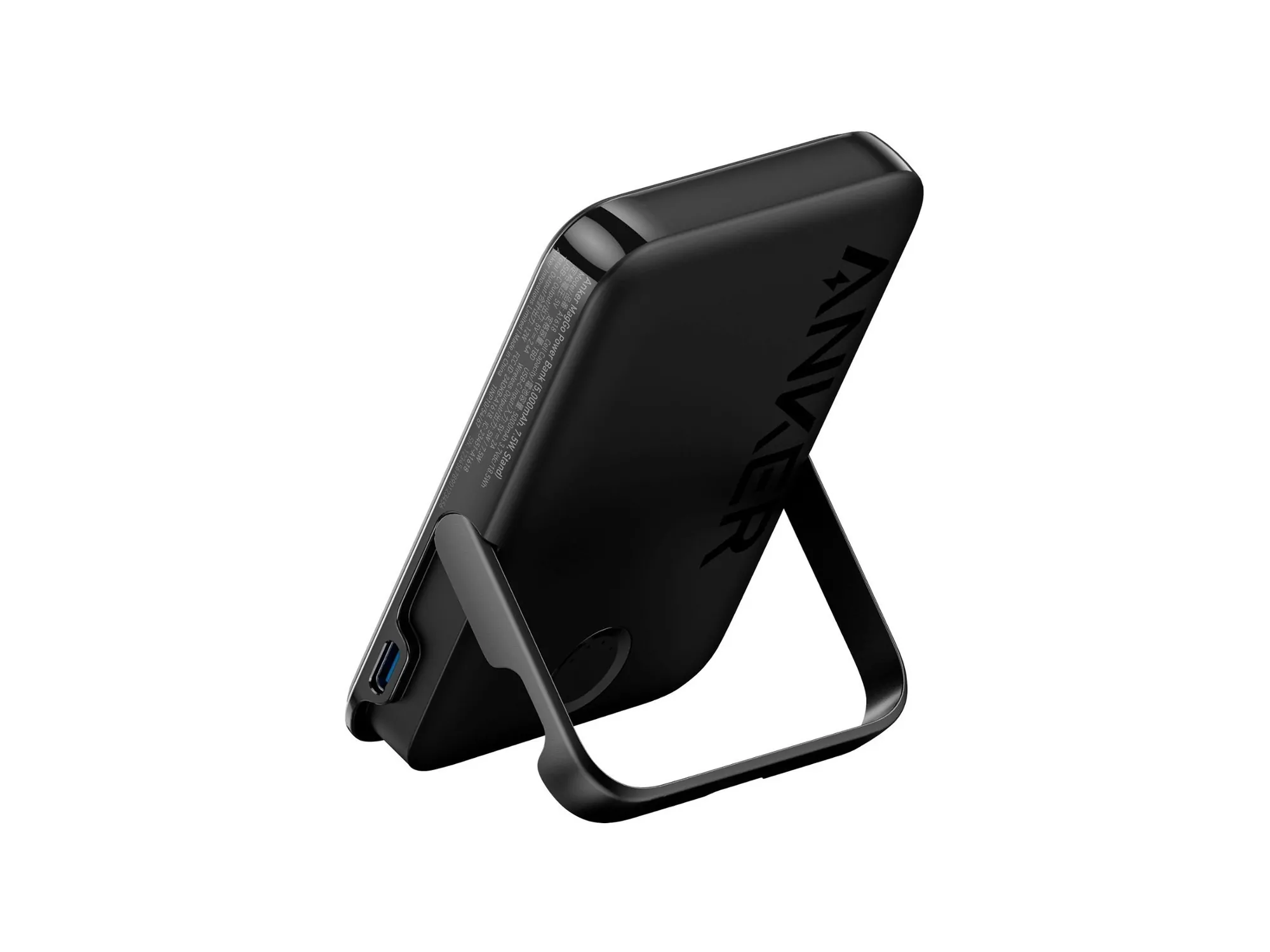 Anker PowerBank MagGo MagSafe with Foldable Stand 5000mAh Black (322) POWERBANK MAGSAFE Anker Anker PowerBank MagGo MagSafe with Foldable Stand 5000mAh Black (322) - Image 6