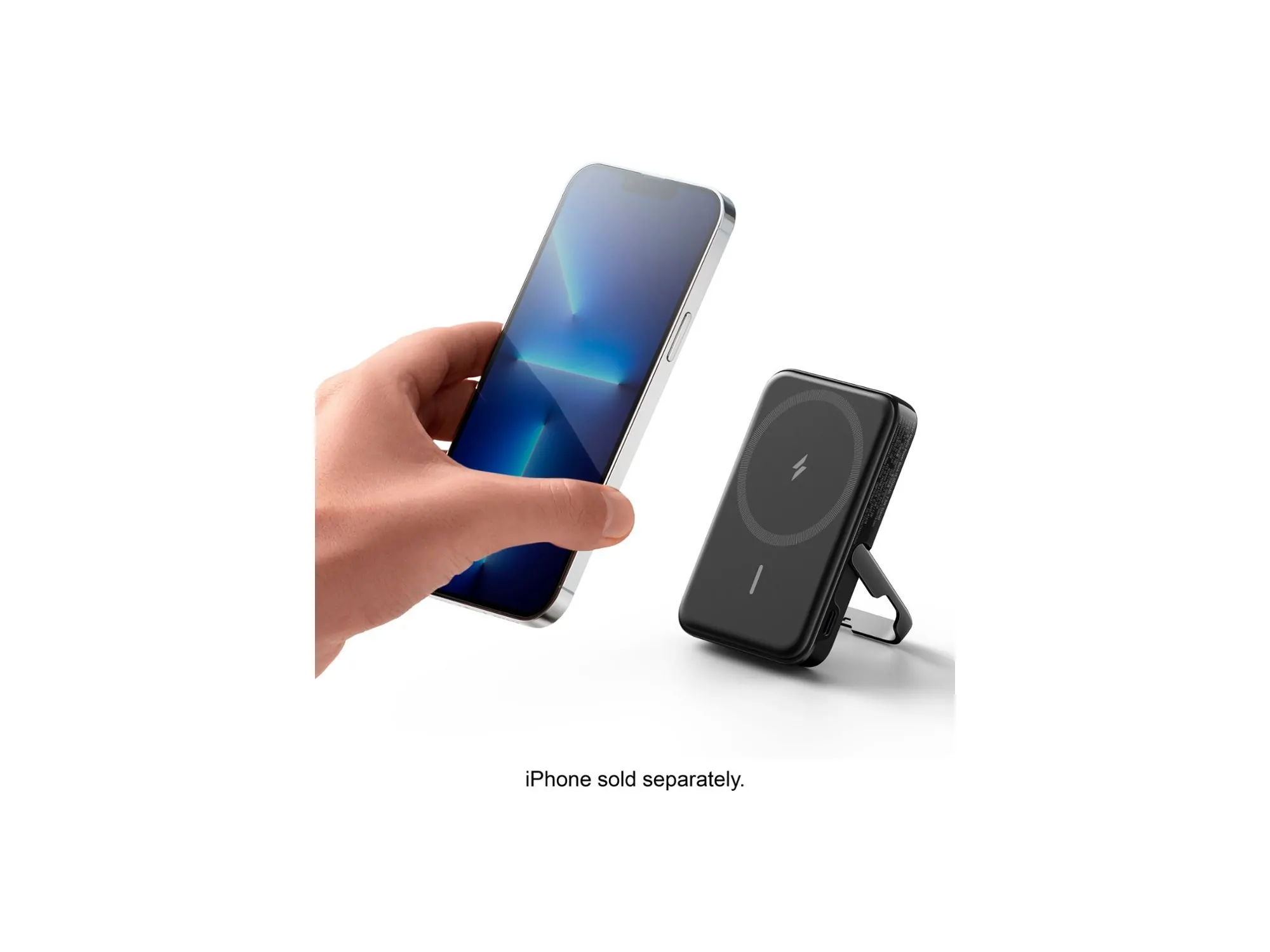 Anker PowerBank MagGo MagSafe with Foldable Stand 5000mAh Black (322) POWERBANK MAGSAFE Anker Anker PowerBank MagGo MagSafe with Foldable Stand 5000mAh Black (322) - Image 5
