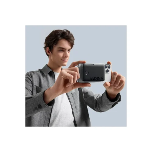 Alternative view of Anker PowerBank MagGo MagSafe with Foldable Stand 5000mAh Black (322)