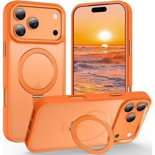 Θήκη Orso Ostand Hybrid Focus Frosted Orange iPhone 17 Pro Max