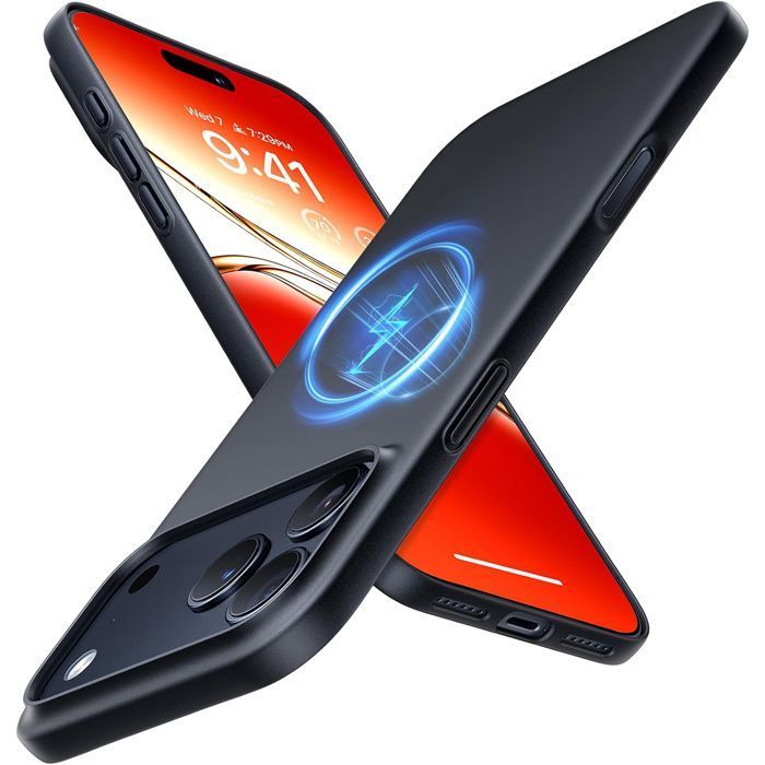 Θήκη Torras SlimFit MagSafe Black iPhone 17 Pro Max ΘΗΚΕΣ TORRAS Θήκη Torras SlimFit MagSafe Black iPhone 17 Pro Max
