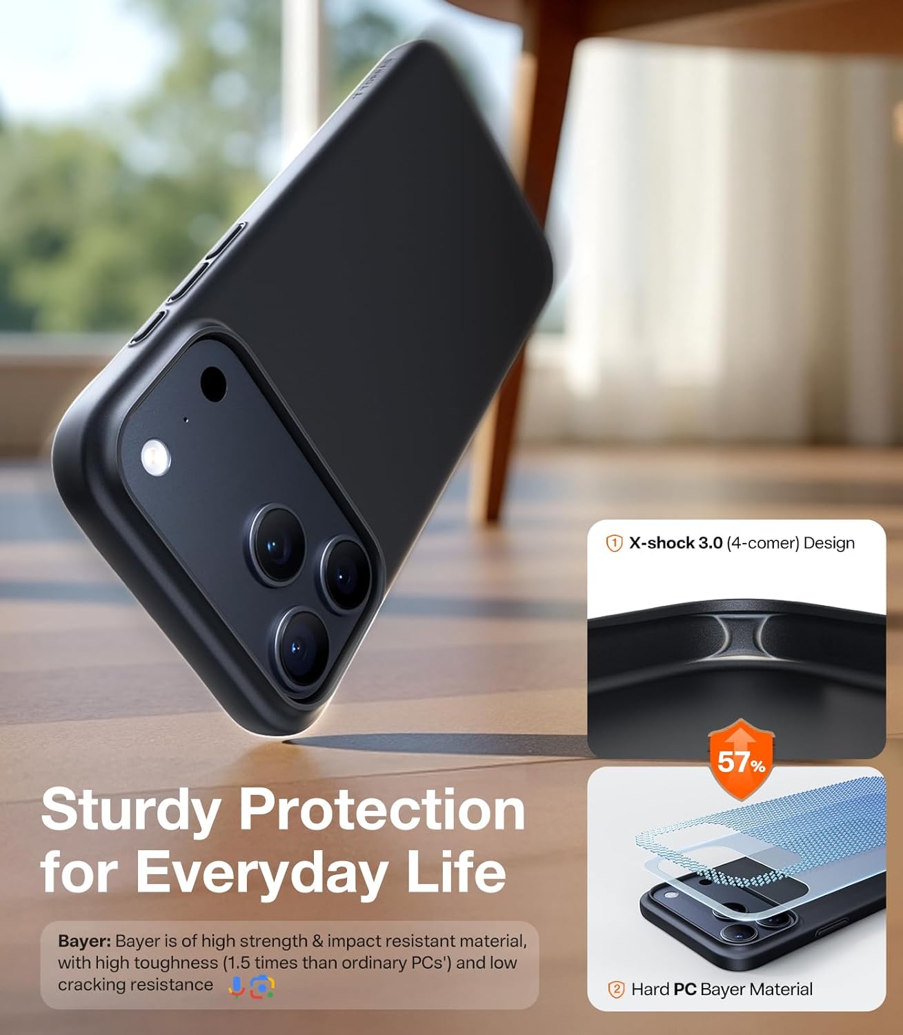 Θήκη Torras SlimFit MagSafe Black iPhone 17 Pro Max ΘΗΚΕΣ TORRAS Θήκη Torras SlimFit MagSafe Black iPhone 17 Pro Max - Image 9