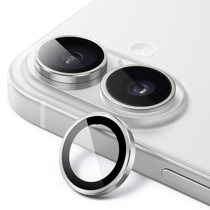 Orso Lens Camera Tempered Glass Silver iPhone 17/16/16 Plus ΠΡΟΣΤΑΣΙΑ ΟΘΟΝΗΣ Orso Orso Lens Camera Tempered Glass Silver iPhone 17/16/16 Plus