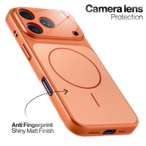 Alternative view of Θήκη Orso Converter Look Magsafe Orange iPhone 14 Pro Max