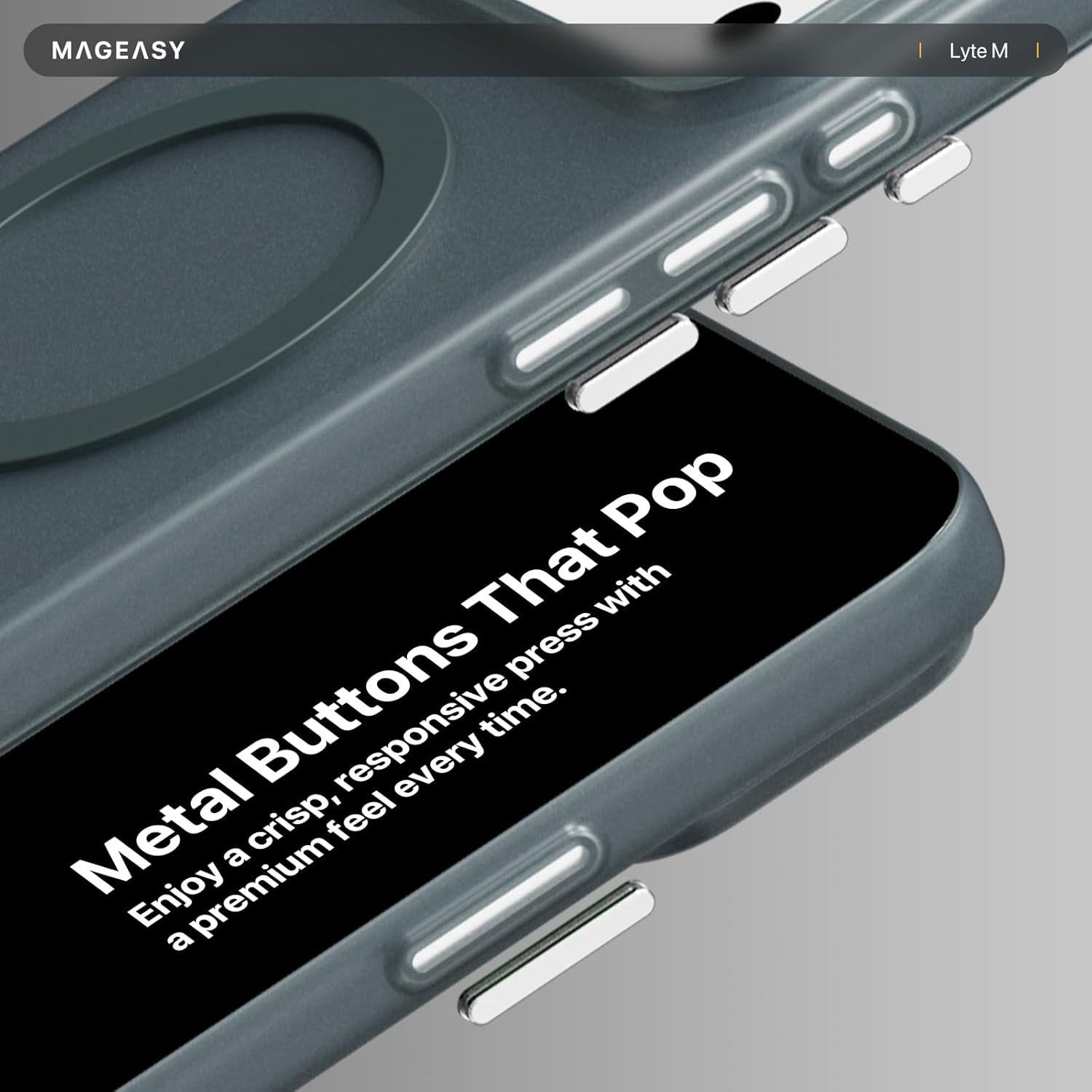 Θήκη MagEasy Lyte M Magsafe Ultra Light Coral iPhone 17 Pro ΘΗΚΕΣ MagEasy Θήκη MagEasy Lyte M Magsafe Ultra Light Coral iPhone 17 Pro - Image 5