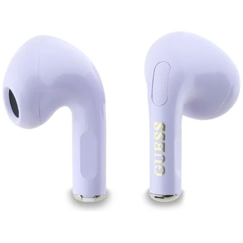 Alternative view of Guess Wireless Earbuds TWS Effect Printed Classic Logo & Charm Purple