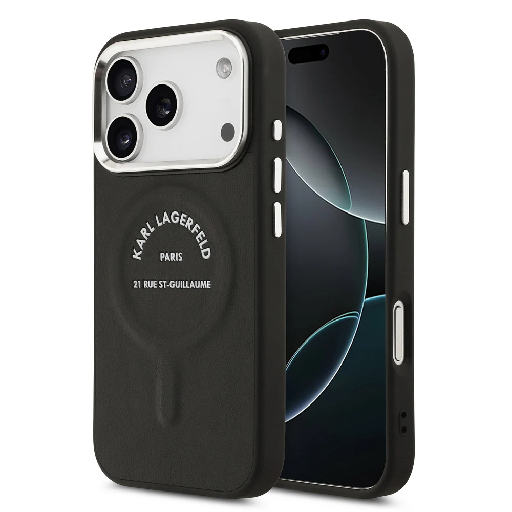 Θήκη Karl Lagerfeld Karl RSG Logo MagSafe Black iPhone 17 Pro ΘΗΚΕΣ KARL LAGERFELD Θήκη Karl Lagerfeld Karl RSG Logo MagSafe Black iPhone 17 Pro