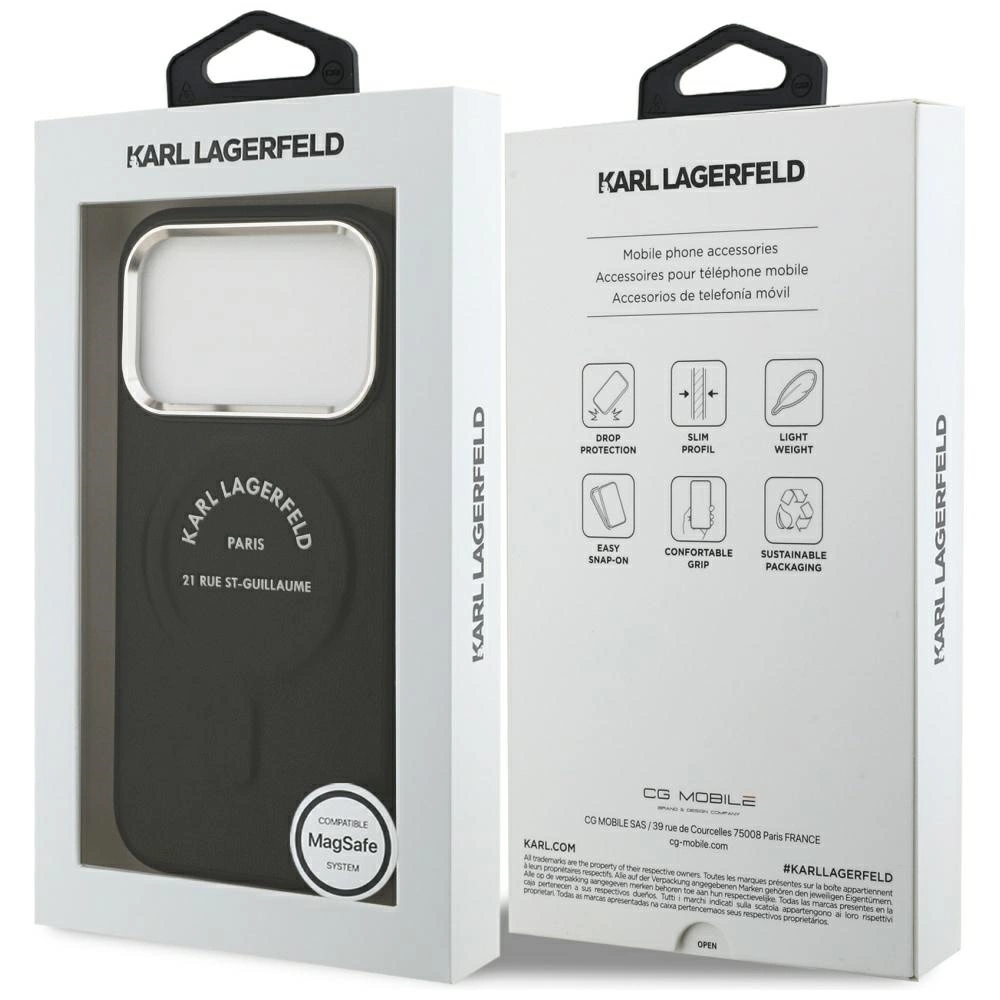 Θήκη Karl Lagerfeld Karl RSG Logo MagSafe Black iPhone 17 Pro ΘΗΚΕΣ KARL LAGERFELD Θήκη Karl Lagerfeld Karl RSG Logo MagSafe Black iPhone 17 Pro - Image 4