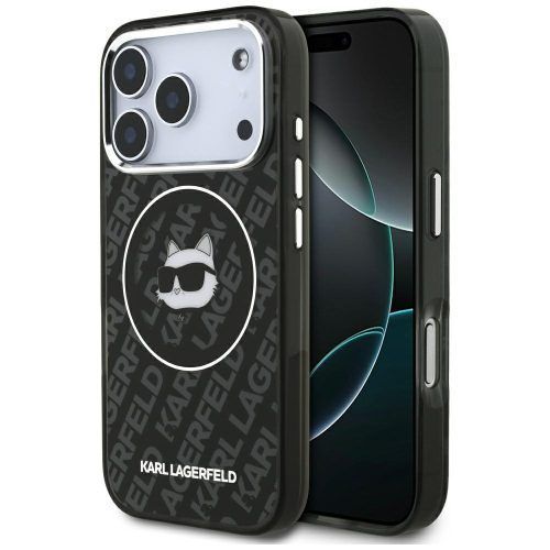 Θήκη Karl Lagerfeld IML Choupette Head Logo MagSafe Black iPhone 17 Pro Max ΘΗΚΕΣ KARL LAGERFELD Θήκη Karl Lagerfeld IML Choupette Head Logo MagSafe Black iPhone 17 Pro Max