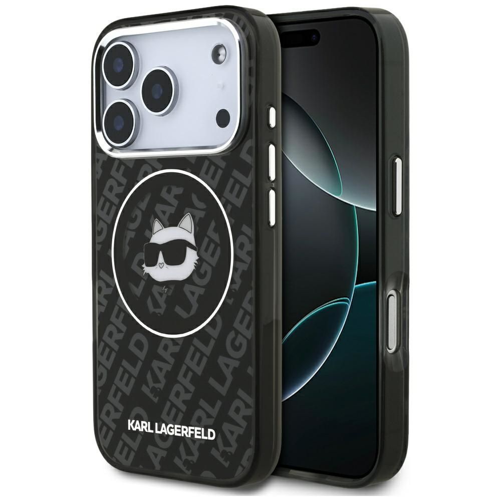 Θήκη Karl Lagerfeld IML Choupette Head Logo MagSafe Black iPhone 17 Pro Max ΘΗΚΕΣ KARL LAGERFELD Θήκη Karl Lagerfeld IML Choupette Head Logo MagSafe Black iPhone 17 Pro Max