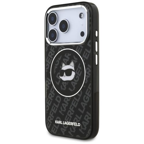 Alternative view of Θήκη Karl Lagerfeld IML Choupette Head Logo MagSafe Black iPhone 17 Pro Max