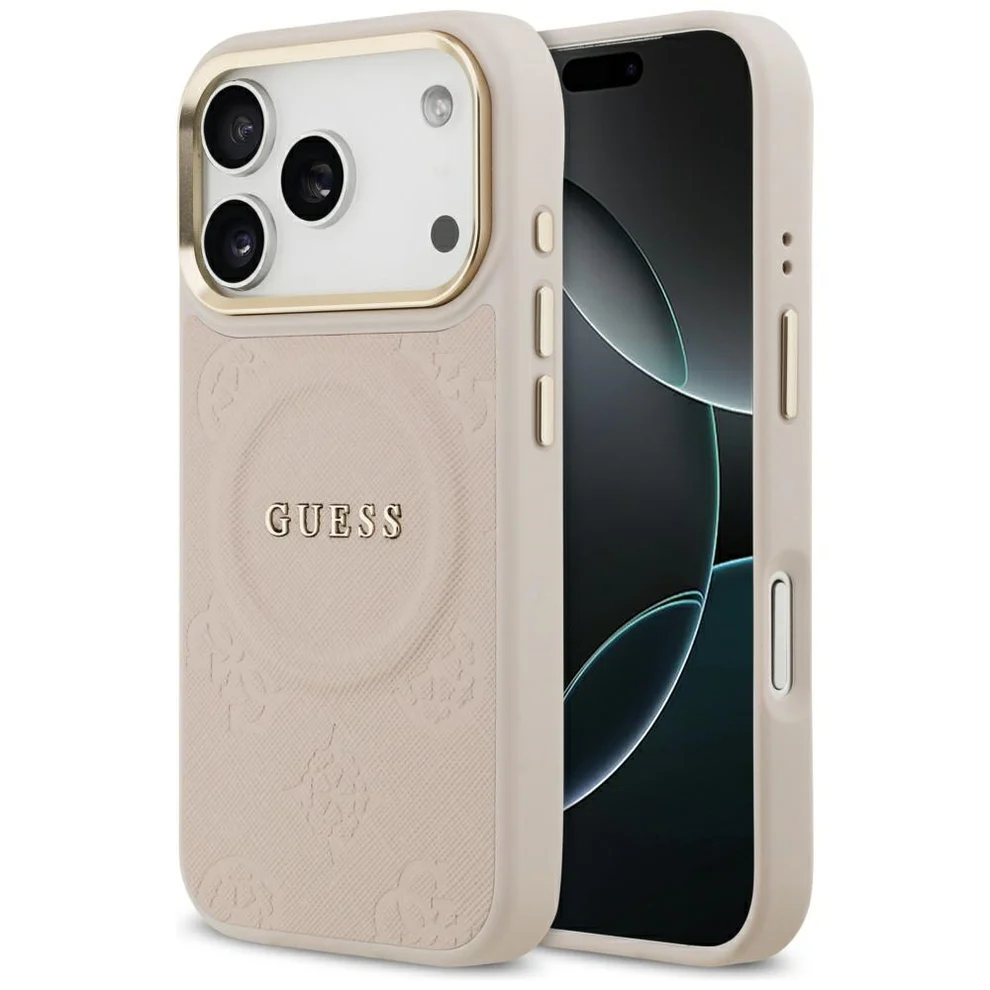 Θήκη Guess Peony Hot Stamp Magsafe Pink iPhone 17 Pro ΘΗΚΕΣ Guess Θήκη Guess Peony Hot Stamp Magsafe Pink iPhone 17 Pro